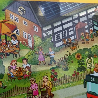 Ein Wimmelbild fürs Doppeldorf